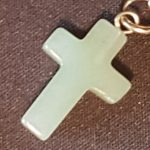 Prehnite (light green) Cross  Buy-One-GIVE-One
