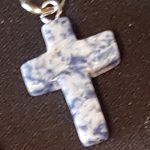 Sodalite (purple) Cross  Buy-One-GIVE-One